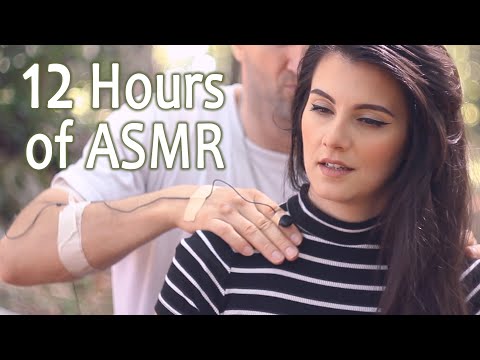 12 Hours of ASMR, Scalp and Neck Massage, Tapping, Relax Academy