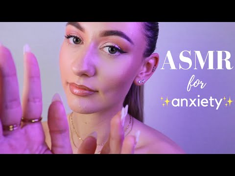 ASMR for Anxiety 🤍✨ ~ personal attention with guided meditation & negativity plucking