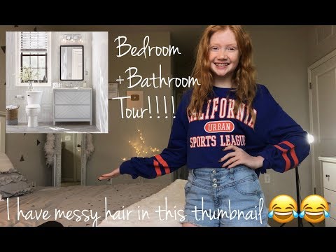 ASMR~ Whispered Bedroom + Bathroom Tour!!!!! 🛏🛏