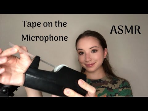 (ASMR) Tape on the Microphone