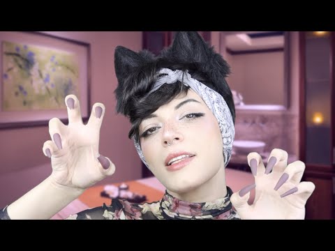 ASMR | Kitty Cat Massage Spa ("Making BISCUITS" on You & Purring)