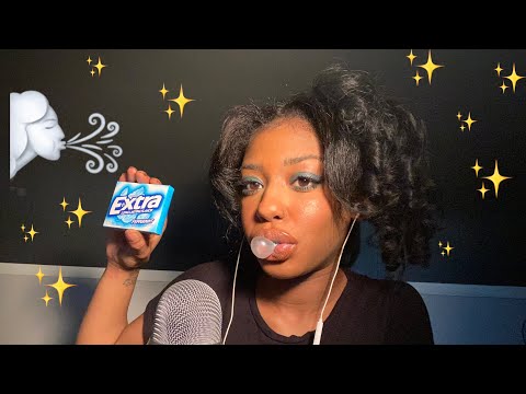 ASMR Kisses, Gum Chewing, Mouth Sounds, & Camera Touching (personal attention)