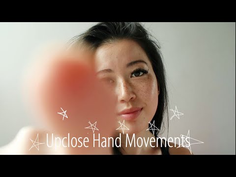Up-close ASMR hand and finger movements (visual triggers & layered sounds)