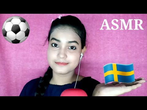 ASMR Most Popular Swedish Football Player Names (Swedish ASMR)