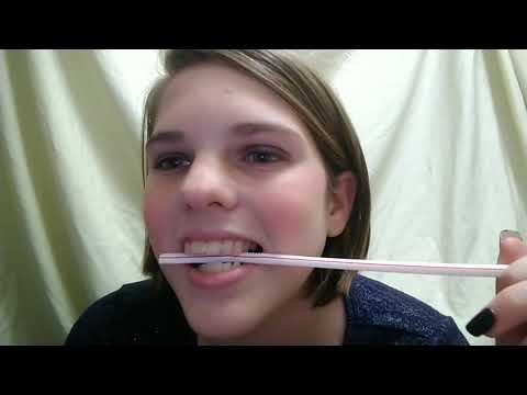 ASMR | Jason's costume video | close up mouth sounds with straw |