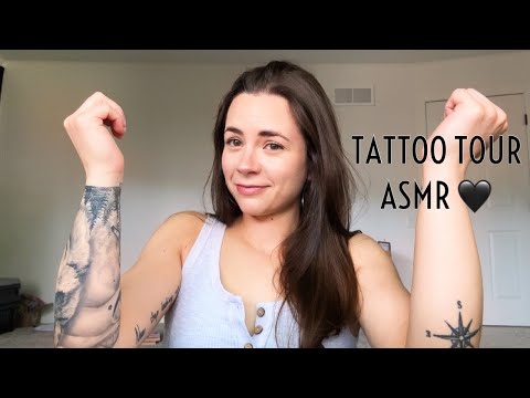 ASMR TATTOO TOUR 🐺 (Relaxing Whispers)
