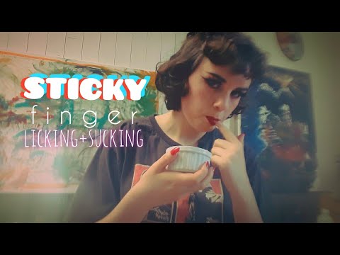 [ ASMR ] - Sticky finger sucking/licking with honey 👄🍯