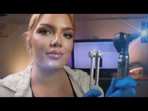ASMR Ear Exam, BUT scripted by ChatGPT | Ear Cleaning, Otoscope Inspection, Hearing Test, Massage