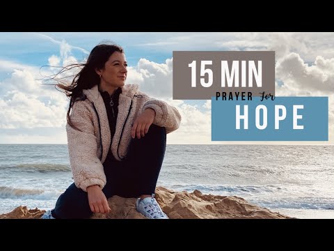 15 MIN HOPE MEDITATION PRAYER ❤️ | christian asmr meditation, relax with wave sounds 🌊