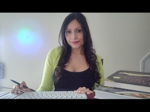 Bookstore Asmr Roleplay~ Typing and page turning/ paper sounds 📖⌨️