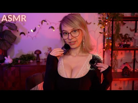 ASMR Super Up-Close Sounds and Whispers {trying new mics!}