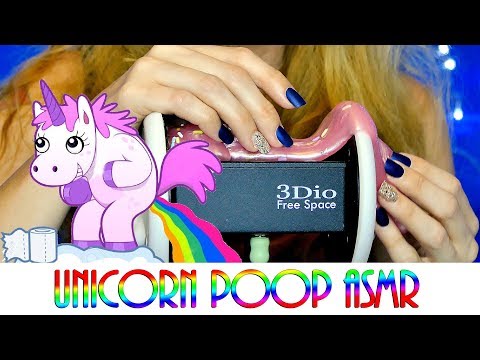 ASMR Unicorn Poop Sprinkle Slime Ear Massage /w Adrienne