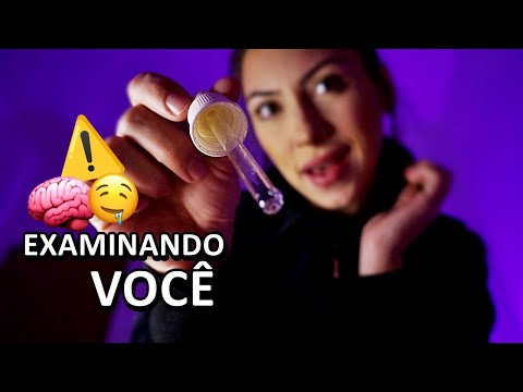 ASMR: NESTA NOITE VOU TE EXAMINAR DELICADAMENTE (vídeo para dormir)