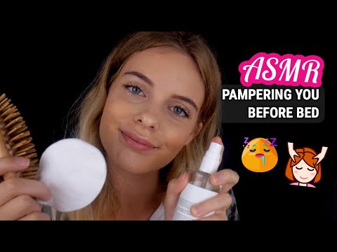 ASMR Pampering You Before Bed Roleplay - Soft Spoken