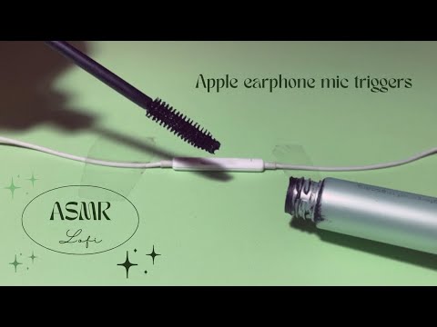 ASMR LofiㅣApple earphone mic triggers (-。-)💤