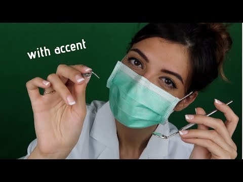 ASMR | Relaxing Dentist Clean-Up Appointment (With Accent)