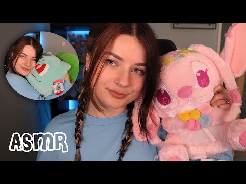 ASMR | Sleepy Plushie Collection Update with Fabric Scratching & Soft Speaking