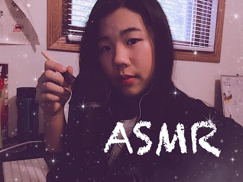 ASMR // Mic Testing // Mouth sounds.Mic brushing.Whisper. Tapping...and more.