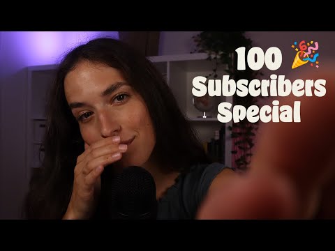 ASMR 100 Trigger Words in 1000 Seconds ⏱ | 100 Subscribers Special 🎉