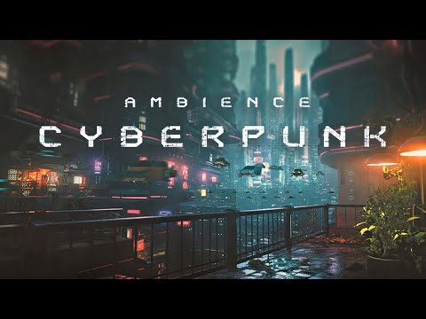 ┆◈ Cyberpunk Ambience ◈┆🌧️ Sounds of Rain & Flying Cars ◈ Blade Runner Vibes 🎧 Sleep/Relax/Study