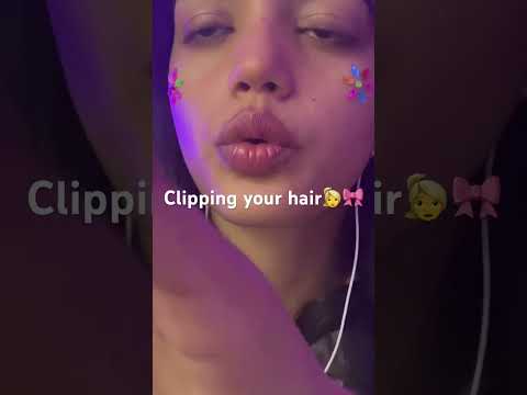 INDIAN ASMR- CLIPPING YOUR Hair on your request!#shorts #hindi #asmr