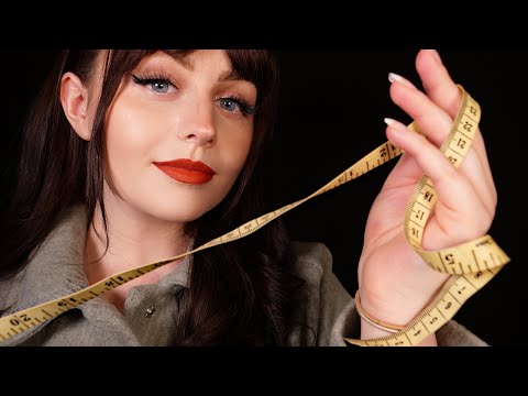 ASMR - Measuring Your Face Because I Can 🤷‍♀️ Detailed Close Up Personal Attention