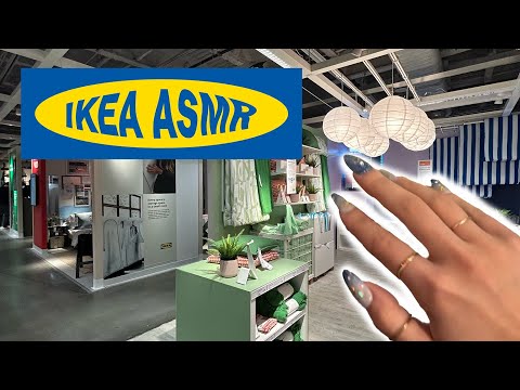 IKEA TOUR ASMR: public asmr tapping & scratching around!