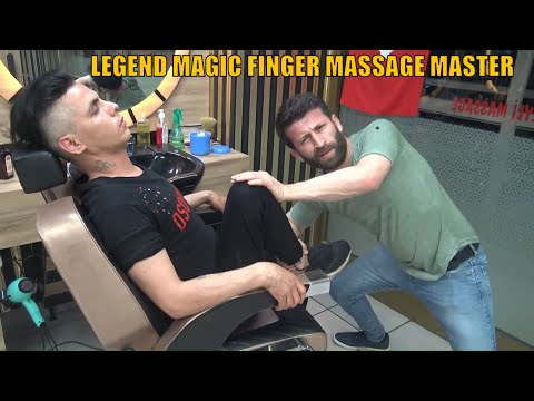 ASMR TURKISH BARBER I asmr relaxing head, ear, face, foot, arm, neck, palm, sleep massage therapy