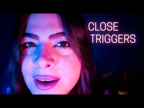 ASMR so CLOSE 🫠 FINGER FLUTTERING - TAPPING - SCRATCHING - MOUTH SOUNDS