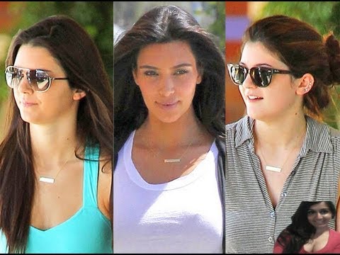 kim kardashian goes for a walk with her Sisters Kendall And Kylie Jenner - my thoughts