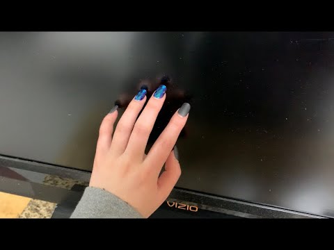 ASMR Tapping & Scratching On A TV 📺 💕