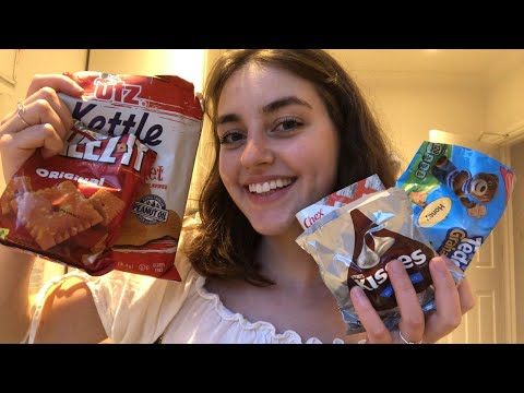ASMR| Snack exchange with @Maddie Leigh ASMR