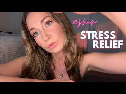 ASMR Stress Relief: Panic & Anxiety stop HERE (hand movements, up close whispering)