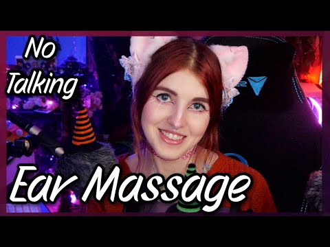 Massaging your ears with oil ♥ (No Talking) | Jinxy ASMR