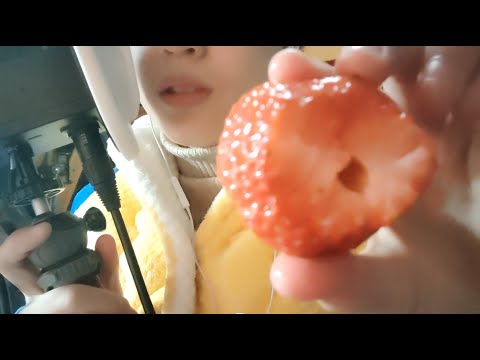 【清影ASMR】fruits eating超级有感觉的吃水果ASMR