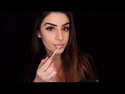 ASMR | 100 Layers Of Lipgloss (Mouth Sounds, Counting, Lipgloss Pumping Sounds)