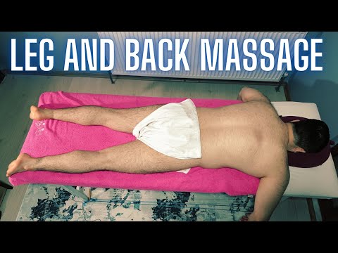 ASMR SENSUAL GUY RELAXING MASTER MASSAGE-Leg,back,arm,foot