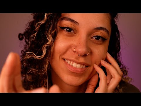 *MIRRORED TOUCH* Ear to Ear Whispers, Personal Attention, & Visual Triggers ~ ASMR #sleepaid