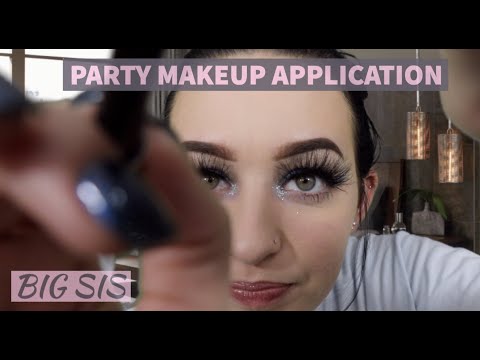 [ASMR] Big Sis Does Your Party Makeup