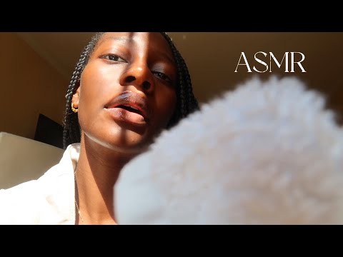 ASMR TOUCHING / WIPING YOUR FACE * Personal Attention