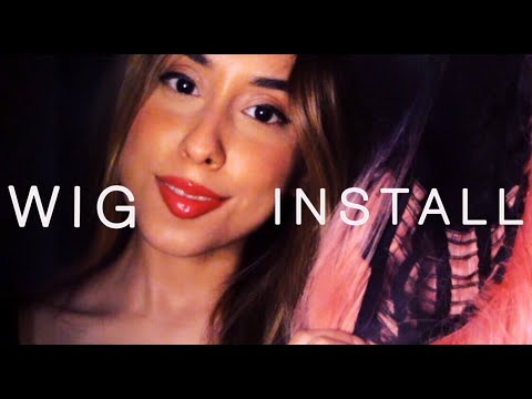 Wig Installs & Style For You! ASMR Soft Spoken RP (REAL Hairbrushing Sounds)