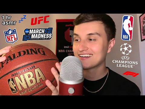 ASMR | Whispering ALL About Sports Until YOU Fall Asleep 🏀💤 (whisper ramble)