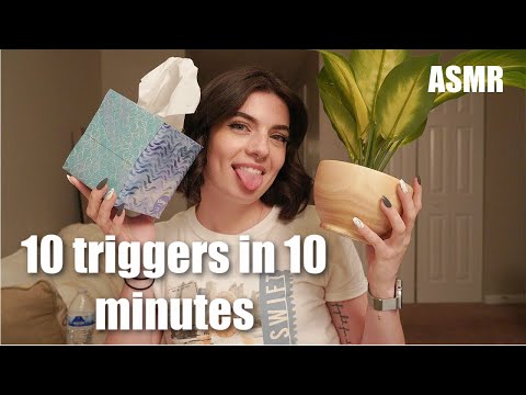 ASMR | 10 triggers in 10 minutes | tingly!!! | ASMRbyJ