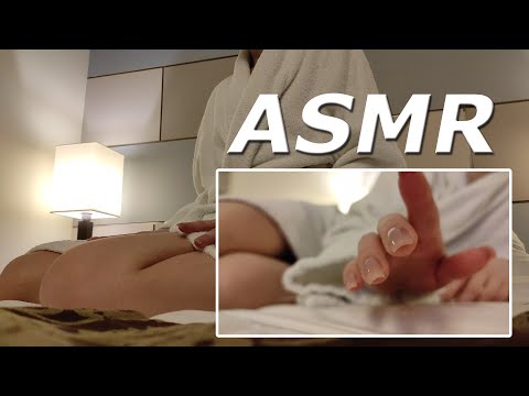 ASMR After Shower / Scratching / Fabric Sounds / No talking