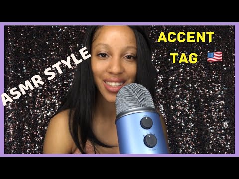 ASMR CLOSE WHISPERING 💫ACCENT TAG Challenge 🇺🇸MUST SEE! TINGLES