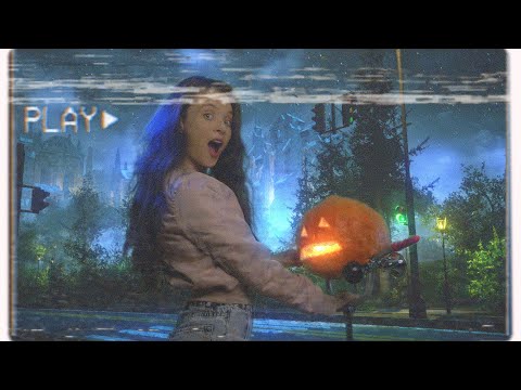 Halloween Special Edition 80s ASMR. Cutting Pumpkin, Bike riding, Hanging outside of a Party
