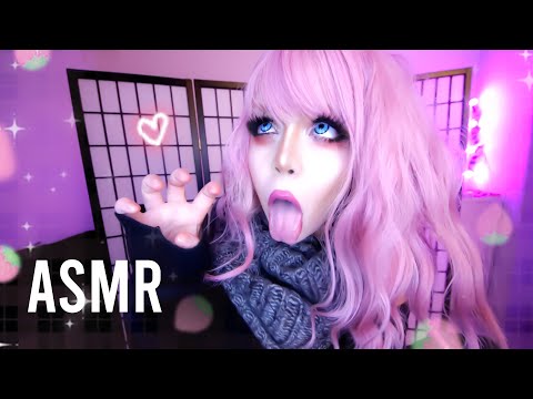 ASMR 💜 your NERDY FRIEND gives you her FIRST KISS