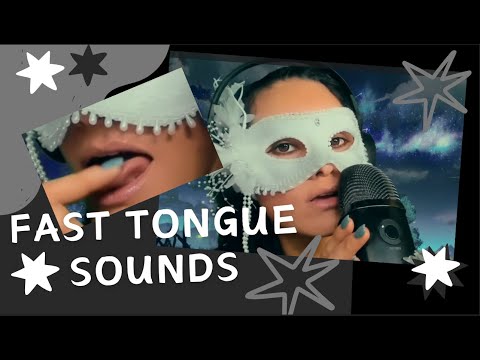 ⭐ ASMR 💛Fast Tongue Sounds 👸👅