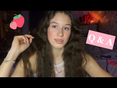 ASMR Answering Your Questions - Q&A