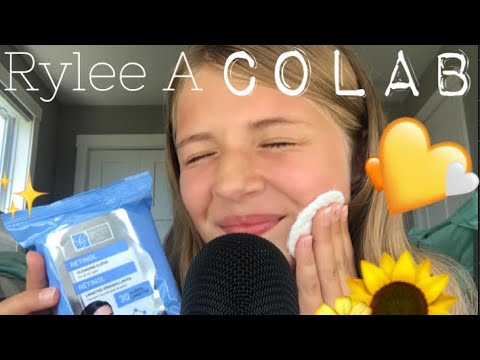 ASMR ~ Skincare products, skin sounds and tapping!!! Colab ✨!!!